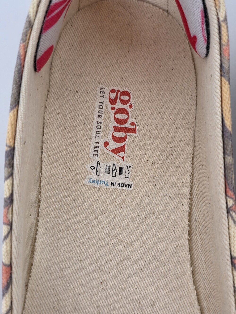 Goby Owl Print Espadrille Ballet Flats - Size 38 LiKe NEW - Picture 3 of 10